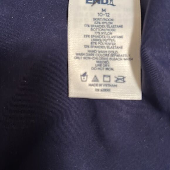 Land’s End Plus Standard Sizes swimsuit, cover-up leggings Navy Blue Various - Picture 13 of 13